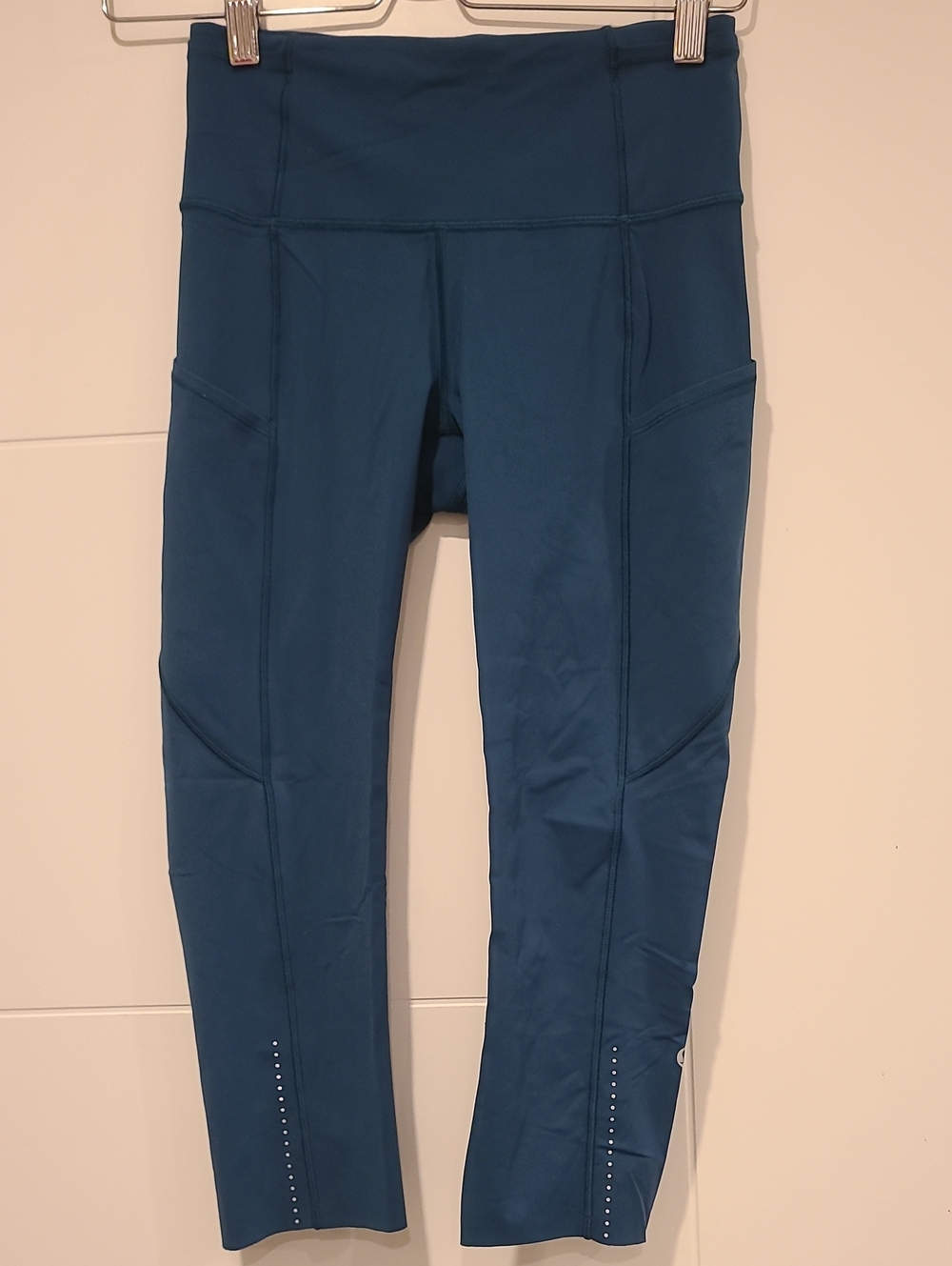 lululemon athletica Teal High-Rise Fast And Free 3/4 Length